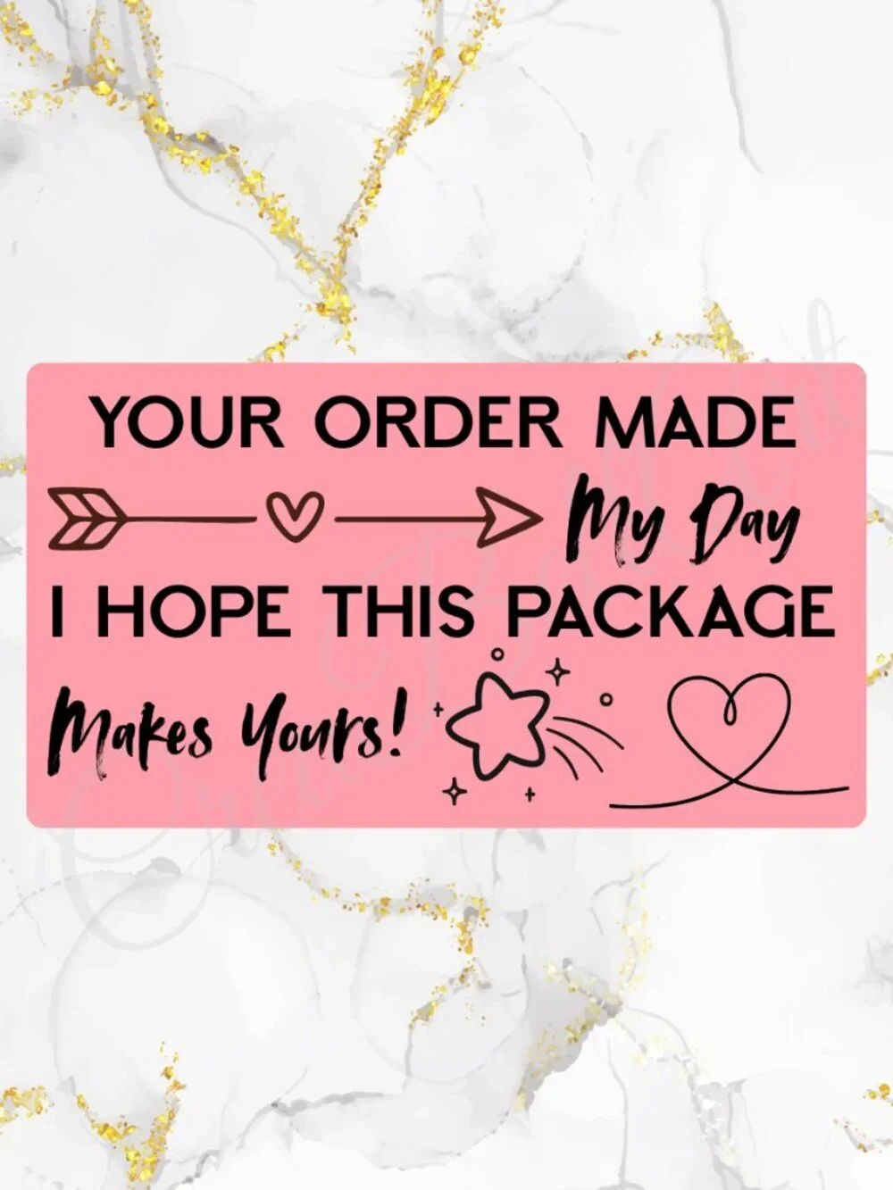 100 Thank you Stickers for Packaging | Small Business Labels